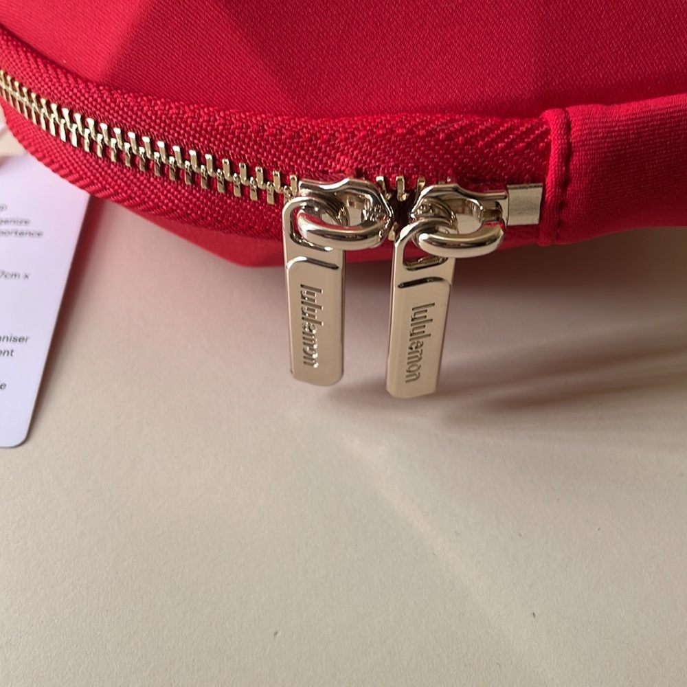 lululemon Red Heart Shaped Wristlet Keychain - Picture 8 of 8